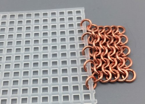 Marilyn Gardiner's A New Idea for Starting a Chainmail Weave - , Chain Maille Jewelry, Design, Chainmail