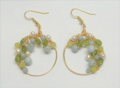 Judy Larson's Earring Findings for Different Ages - , Findings & Components, Toggles & Clasps, Earwire & Headpin, , earrings were made with gold colored Silver Plated Copper Craft