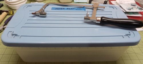 Judy Larson's Make-do Sawing Solutions - , General Education, Sawing, Saw, Wire Saw,  tray for metal dust and small metal bits