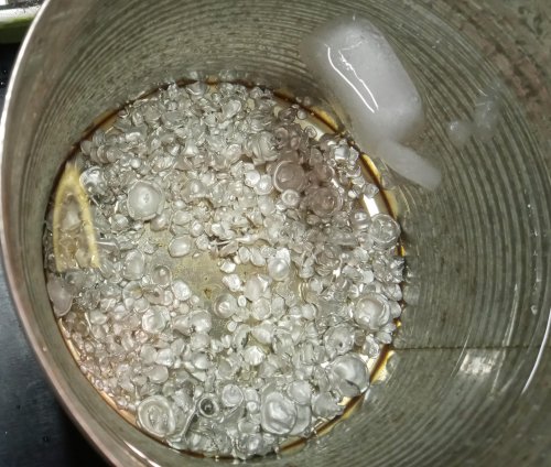 Judy Larson's Scrap Melt - , General Education, Butane Torch, Soldering, Solder, pieces of  Argentium silver