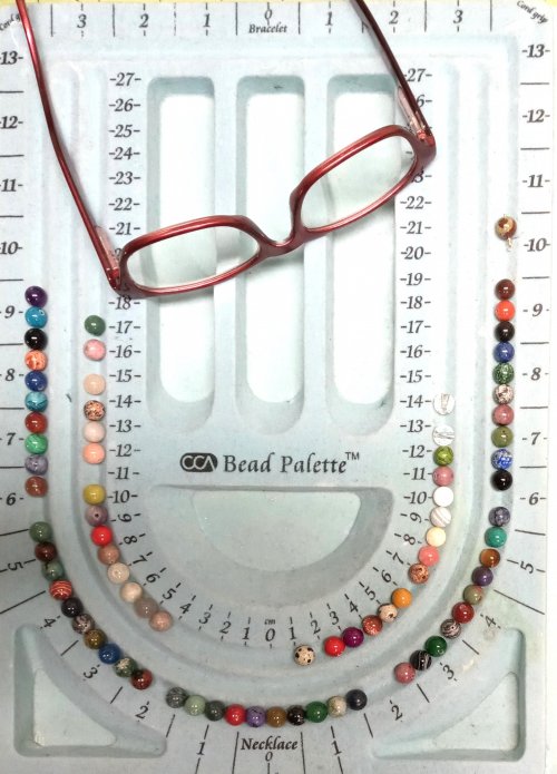 Judy Larson's Bead Soup and Small Changes - , Wire Jewelry Design, Design, measure them together