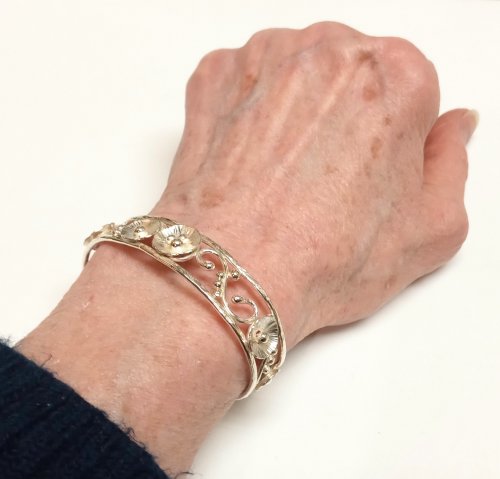 Judy Larson's Putting On and Taking Off a Cuff Bracelet - , General Education, , cuff bracelet