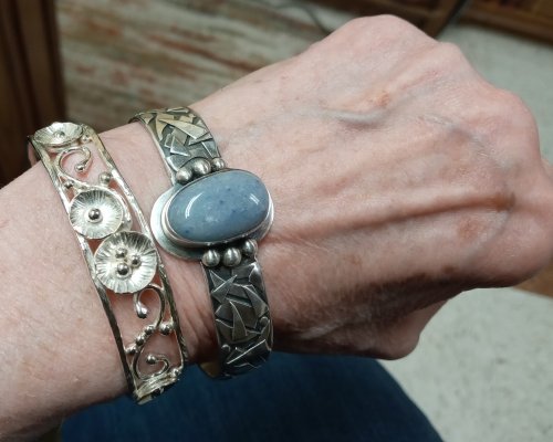 Judy Larson's Putting On and Taking Off a Cuff Bracelet - , General Education, ,  it should be tight enough to not turn on the wrist 