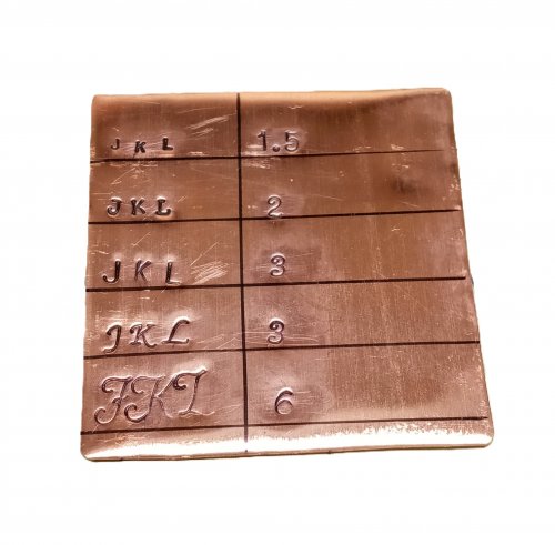 Judy Larson's Storing Your Metal Stamps - , Store Wire Jewelry, , stamped copper
