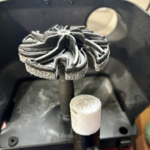 Susan LeGuyader's Nylon Hammer Remodel - , Metalwork, Dapping, Dapping Jewelry, I have a jewelry polisher, I gave that a go as well