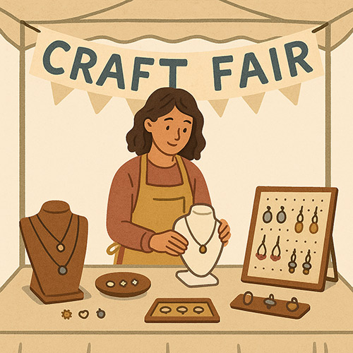 Nancy Chase's Craft Fair Tips - Less Is More, Selling, , craft fair booth tips