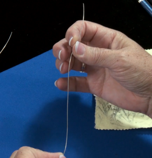 Kristal Wick's Starting Out with Wirework - The Scoop on Work Hardening - <h2>Step 1: Prepare Your Wire</h2>, General Education, , straighten your wire
