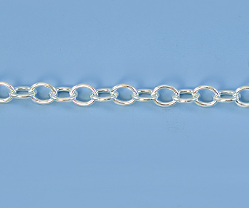 Silver Filled Cable Chain 4.8x6mm - 10 Feet