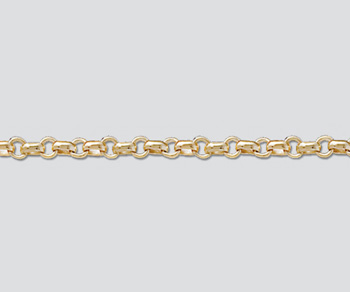 Gold Filled Bar & Ring Chain 4mm Bar 3mm Ring - 10 Feet