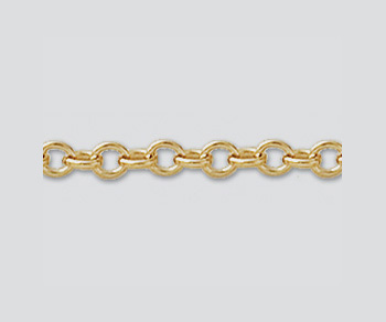 Gold Filled Cable Chain 3mm - 10 Feet