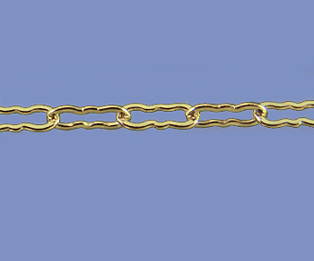 Gold Filled Chain Krinkle Small 1.5x3.6mm - 10 Feet