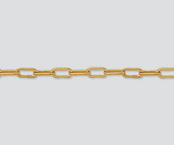 Gold Filled Drawn Cable Chain 6x2.5mm  - 10 Feet