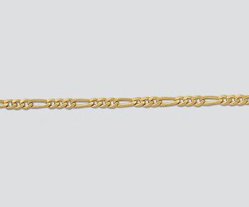 Gold Filled Figaro Chain 2.1mm - 10 Feet