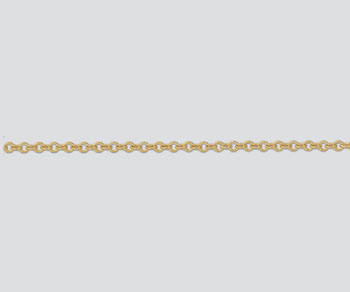 Gold Filled Flat Oval Cable Chain 3.6x2.9mm - 10 Feet