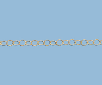 Gold Filled Oval Cable Chain 7.9x5.8mm - 10 Feet