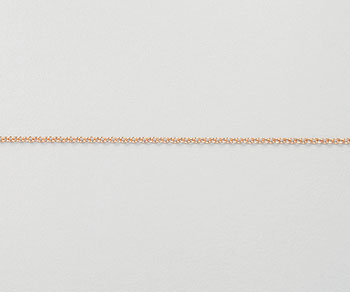 Rose Gold Filled Cable Chain 1.2mm - 10 Feet