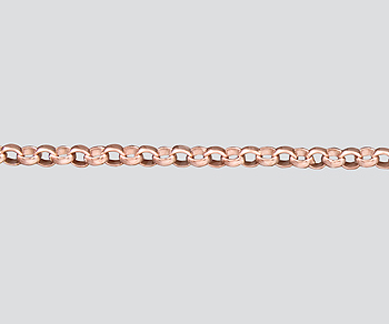 Rose Gold Filled Rolo Chain 1.4mm - 10 Feet