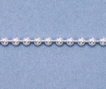 Sterling Silver Ball Chain 2mm - 10 Feet