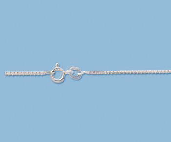 Sterling Silver Box Chain 1.14mm 24 inch - Pack of 1