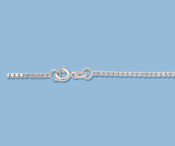 Sterling Silver Box Chain 1.5mm 18 inch - Pack of 1