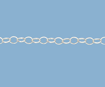Sterling Silver Chain Belcher 3.6x3.1mm - 10 Feet