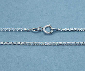 Sterling Silver Chain Rolo 1.2mm 20 inch - Pack of 1