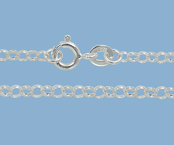Sterling Silver Rolo Chain 2.5mm 24 inch - Pack of 1