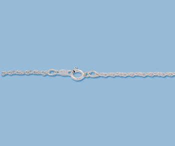 Sterling Silver Rope Chain 10R 1.25mm 20 inch - Pack of 1