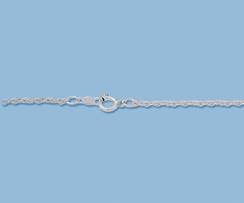 Sterling Silver Rope Chain 10R 1.25mm 24 inch - Pack of 1