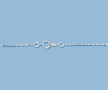 Sterling Silver Rope Chain 8R  1.07mm 18 inch - Pack of 1