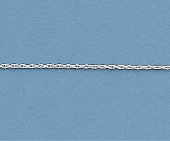 Sterling Silver Rope Chain 1.07mm  - 10 Feet