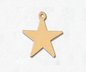 Gold Filled Charm Star 15.2mm - Pack of 1