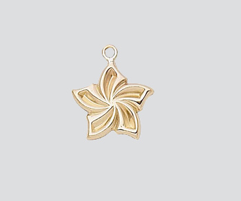 Gold Filled Charm Flower 11.5mm - Pack of 1