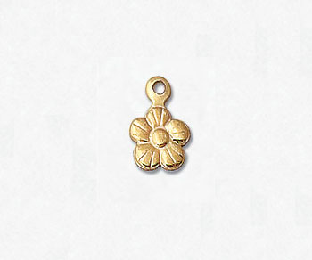 Gold Filled Charm Flower 6mm - Pack of 1