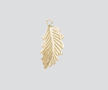 Gold Filled Charm Leaf 13.75mm - Pack of 1