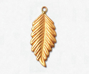 Gold Filled Charm Left 9.4x21.5mm - Pack of 1