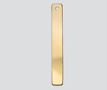 Gold Filled Charm Rectangular 4x30mm - Pack of 1