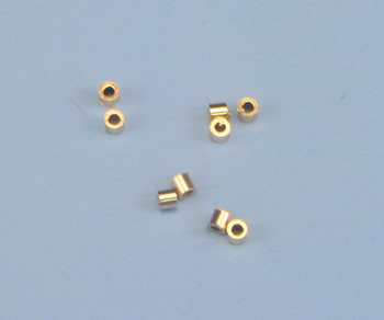 Gold Filled Micro Crimp Bead 1x1mm - Pack of 20