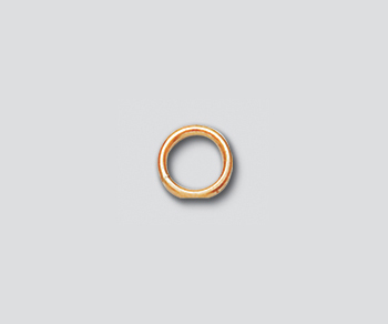 Gold Filled Jump Rings Closed (.030) 20ga. 6mm - Pack of 25