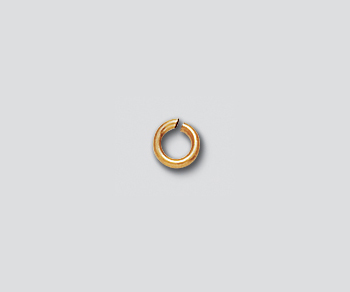 Gold Filled Jump Rings Open (.030") 20ga. (OD) 4mm (ID) 2.5mm - Pack of 25