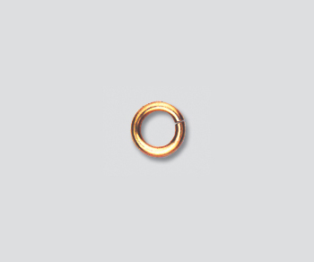 Gold Filled Jump Rings Open (.040) 18ga (OD) 5mm Heavy (ID) 3.2mm - Pack of 10