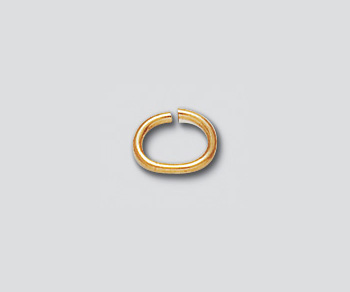 Gold Filled Jump Rings(.034" 19.5ga) Oval 5x7mm - Pack of 10