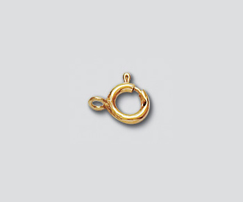 Gold Filled Spring Ring 5mm Closed - Pack of 10