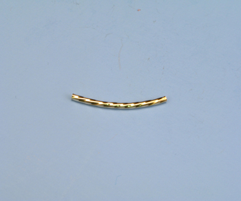 Gold Filled Curve Tube Twist 1.5x24mm - Pack of 2