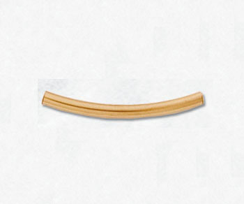 Gold Filled Curved Tube 1.5x20mm - Pack of 2