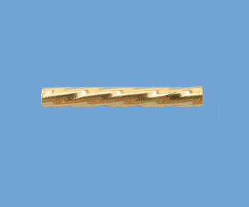 Gold Filled Straight Tube  Twist  1.5x13mm - Pack of 5