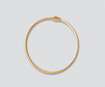Gold Filled Beading Hoop 16mm   - Pack of 2