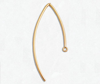 Gold Filled Earwire 36mm  - Pack of 2