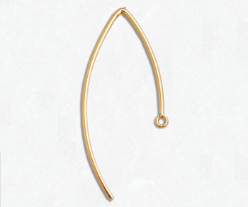 Gold Filled Earwire 36mm  - Pack of 2