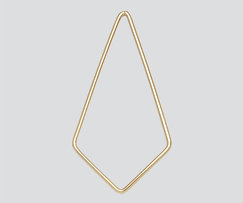 Gold Filled Link Kite Shape Closed 17x35mm - Pack of 1
